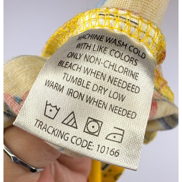 Pac-Man Pattern Men's T-Shirt‎ Yellow Red Video Game Arcade Cartoon Sz 2XL - Picture 3 of 7